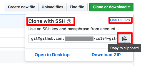 Clone SSH