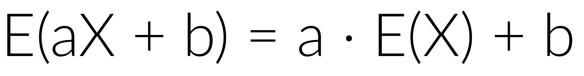 E(aX+b)